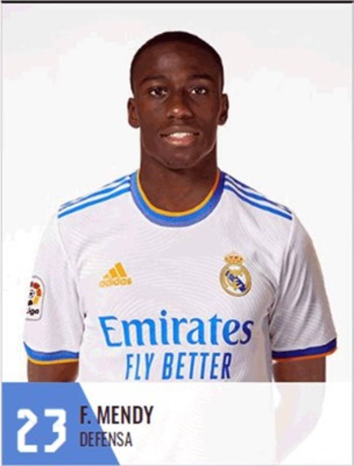 Ferland Mendy - El lateral izquierdo francés con el número 23 en el Real Madrid.