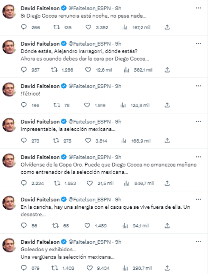 El periodista de ESPN lanzó fuertes palabras por lo que pasó en la semifinal de la Nations League de Concacaf.