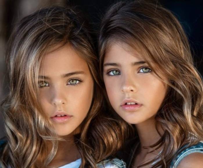 Ellas son Ava + Leah clements, consideradas como las gemelas más bellas del mundo, sus facciones tienen la simetría perfecta. Ella acumulan más de un millón 500 usuarios en Instagram y actualmente son modelos de ropa para niños.