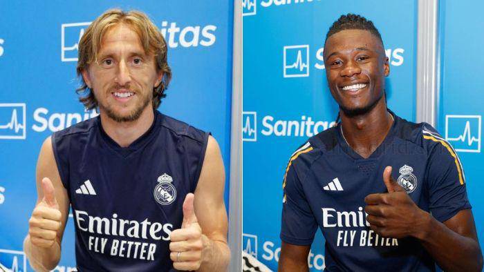 MEDIOCAMPISTAS: Luka Modric y Camavinga no fallan en la convocatoria.