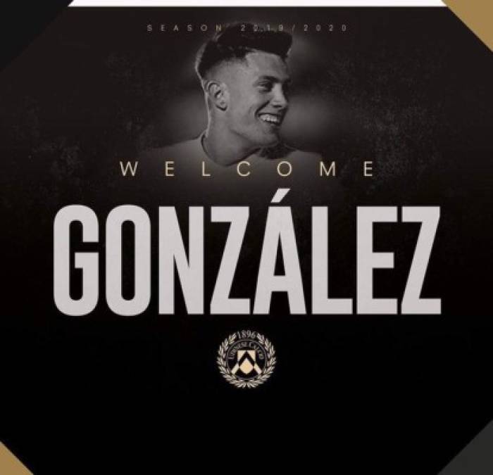 Cristo González: Oficial. El Real Madrid ha vendido al delantero español y ahora el atacante jugará en el Udinesse de Italia. El ariete jugó en el primer equipo del conjunto madridista cuando estaba Solari, hoy llega a Italia por cinco temporadas.<br/>