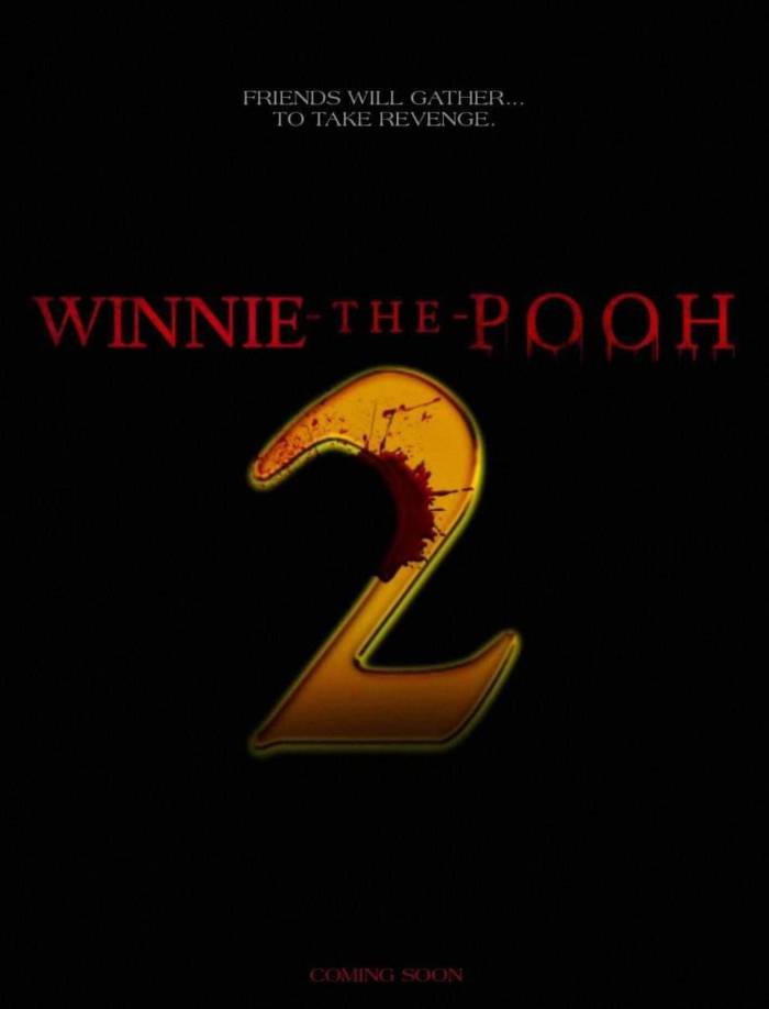 Mientras tanto, <i>Winnie the Pooh</i>: <i>Sangre y miel 2 </i>se estrenará en salas norteamericanas el 14 de febrero de 2024. La película es una secuela directa de <i>“Winnie the Pooh: Miel y Sangre”</i> (2023), la cual es una adaptación de terror de los libros de A. A. Milne. En esta entrega, Christopher Robin regresa al Bosque de los Cien Acres para enfrentarse a su pasado y a su antiguo amigo Winnie The Pooh, quien se ha convertido en un asesino despiadado que usa una motosierra como arma. Christopher Robin también tendrá que lidiar con otros personajes siniestros, como Tigger, Piglet y Búho, quienes tienen sus propios planes macabros. La película promete ser más impactante, explosiva y más <i>gore </i>que la anterior. 