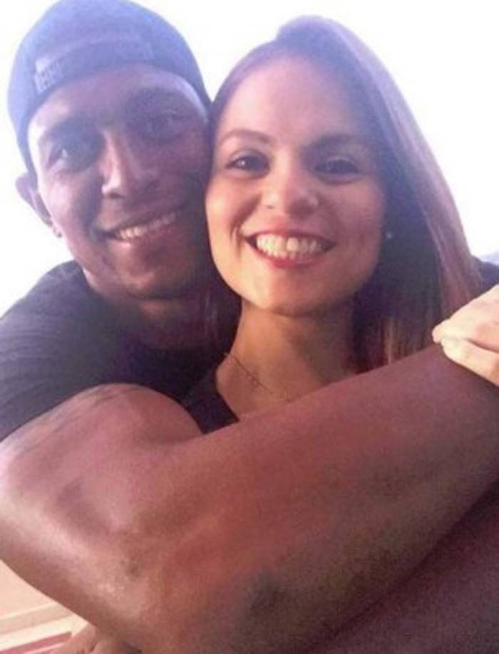 Karen Torres, la esposa del experimentado delantero hondureño Carlo Costly.