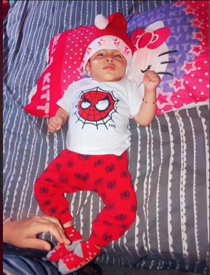 Neizan tenía 22 meses y era originario de Juticalpa, Olancho.