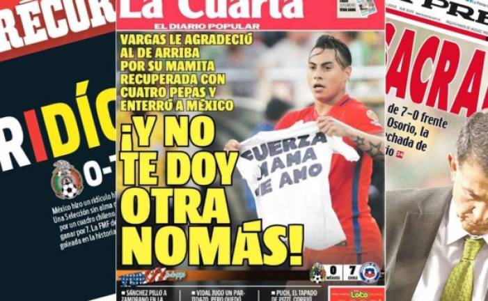 Las portadas de diarios mexicanos no perdonan a su selección - Diario La  Prensa