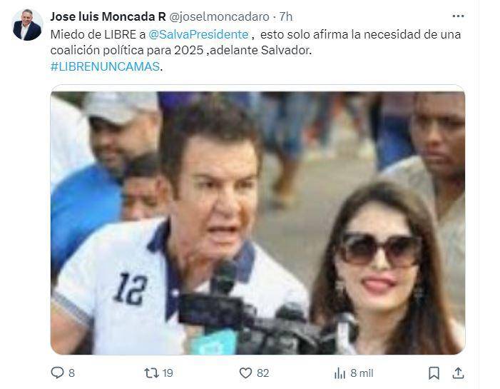 José Luis Moncada, dirigente del Partido Liberal, también reaccionó a lo sucedido anoche en el Congreso Nacional. 