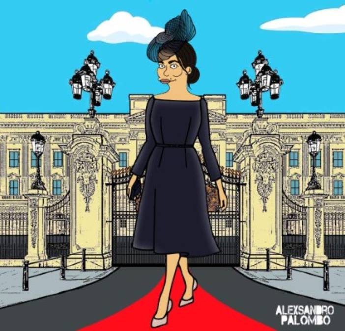 Alexsandro Palombo es famoso por sus obras supercoloridas y reflexivas - él también ha hecho dibujos de David y Victoria Beckham y de las princesas de Disney.