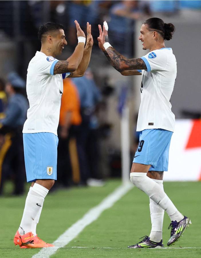 Luis Suárez volvió a jugar con Uruguay. Entró en lugar de Darwin Núñez.