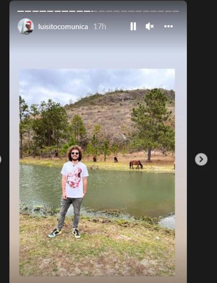 Luisito Comunica quedó maravillado con la belleza natural de La Paz Honduras. 