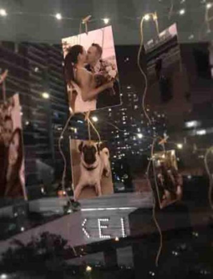 Carmen Boquín recibió el 2019 al lado de su esposo Vicente Fiumara.