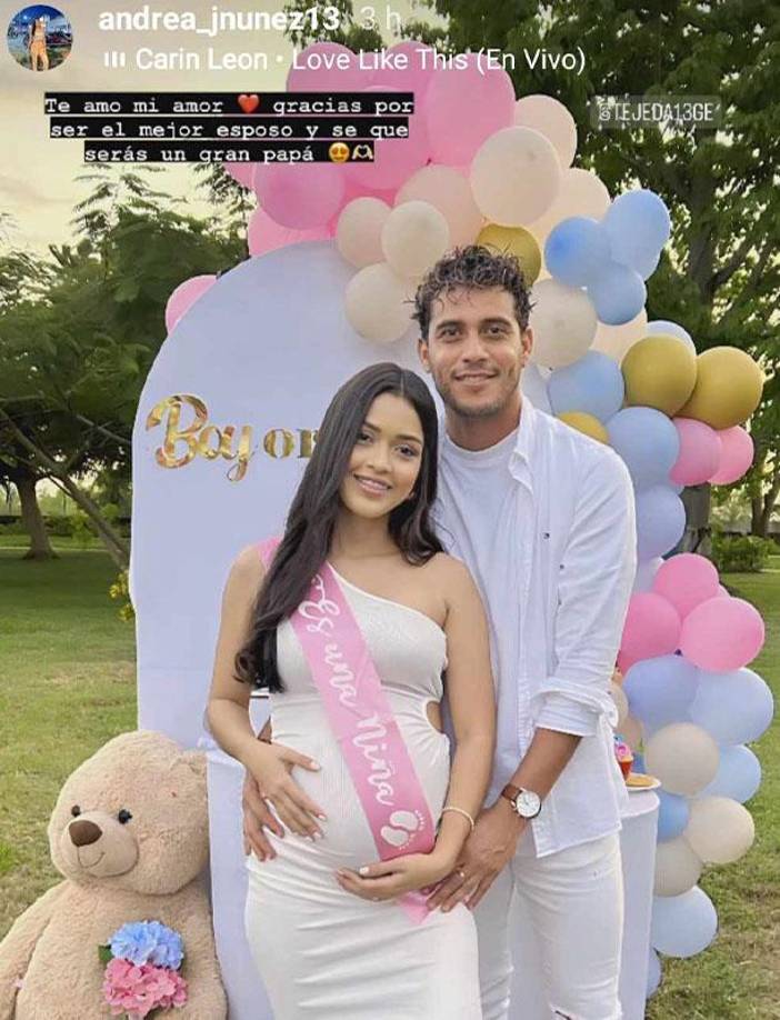 Andrea y Ángel Tejeda mostraron su felicidad al anunciar que están a la espera de su primer hijo. 