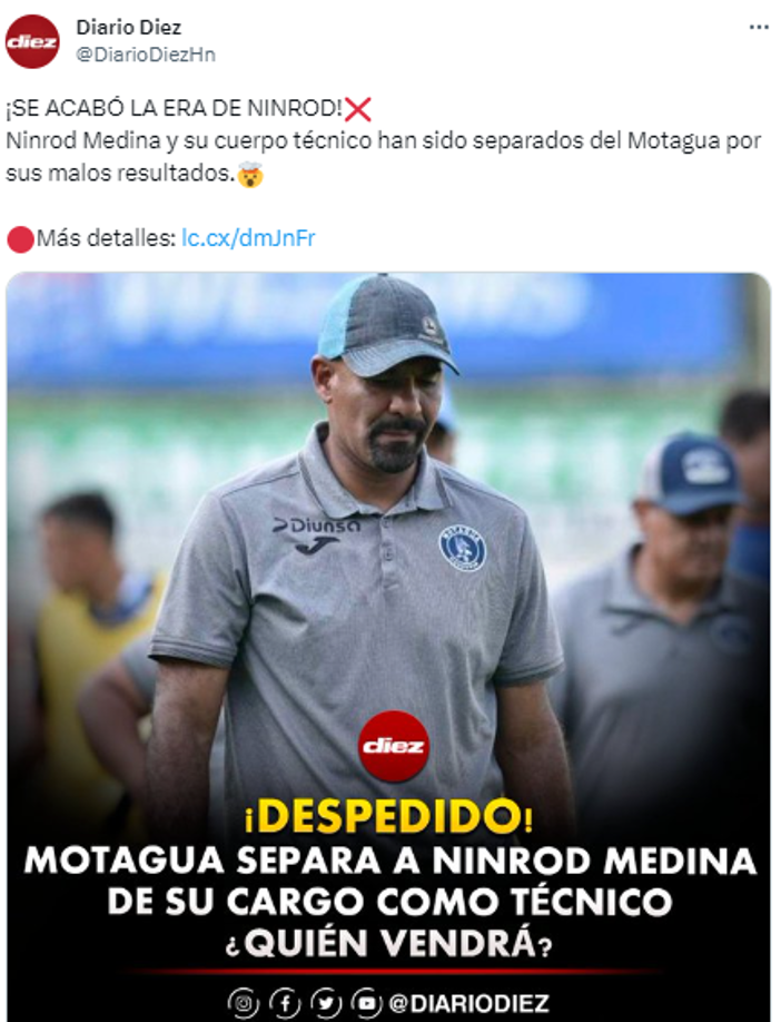 Diario DIEZ: “¡SE ACABÓ LA ERA DE NINROD!”.