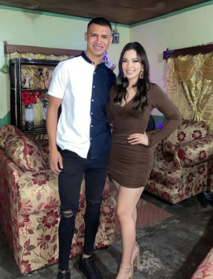 Daniella es oriunda de San Pedro Sula y tras algunos meses de noviazgo con Kervin, aceptó ser su esposa.