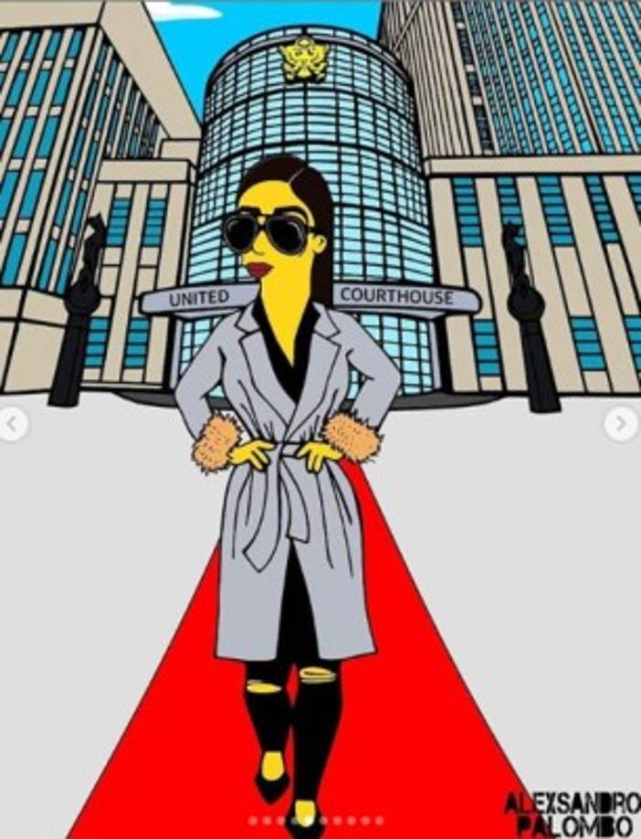 Según el artista, estuvo en Nueva York durante el juicio de 'El Chapo' y vio a Coronel como una mujer muy fuerte.