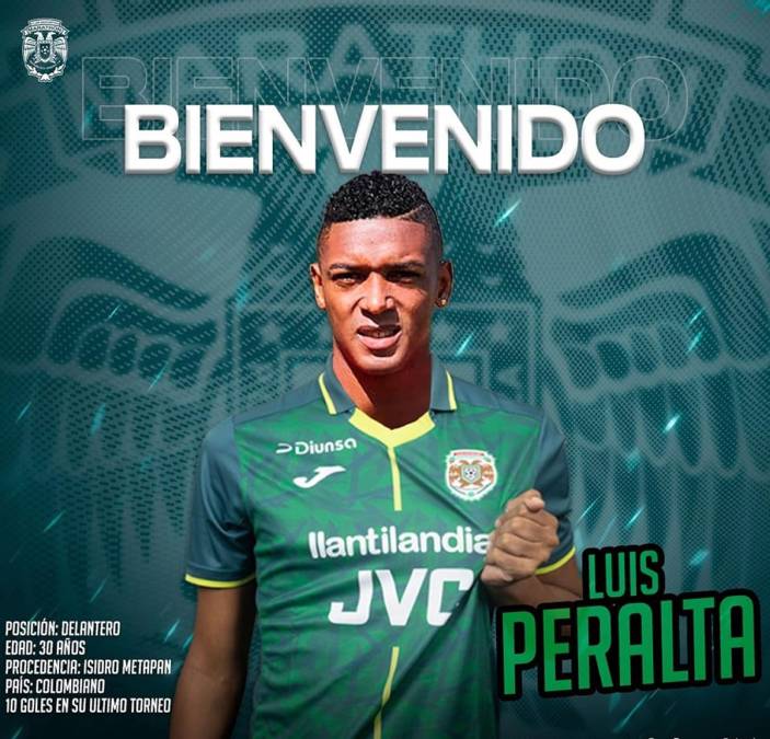 Luis Peralta - El Marathón anunció en sus redes sociales la contratación del delantero colombiano de 30 años y que llega procedente del Isidro Metapán de El Salvador, donde marcó 10 goles en el último torneo.
