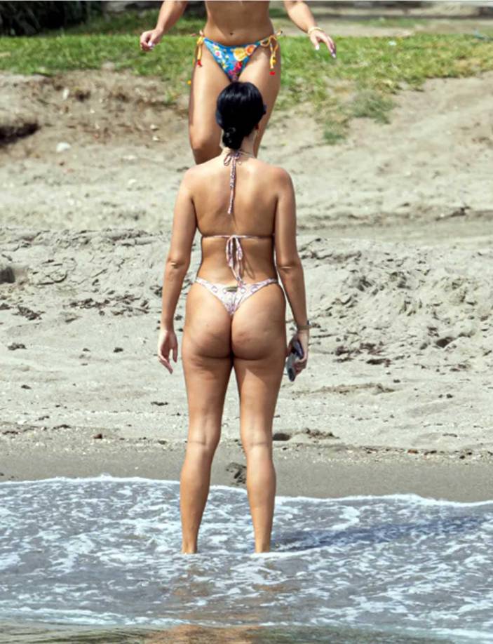 Las imágenes han sorprendido a varios aficionados ya que no luce como suele hacerlo a través de su cuenta de Instagram.