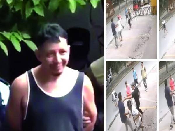 <b>Joel Benítez fue capturado como supuesto responsable </b>del crimen. La secuencia del video muestra como fue atacado por los cinco hombres Lester Gael García en la colonia Stibys.