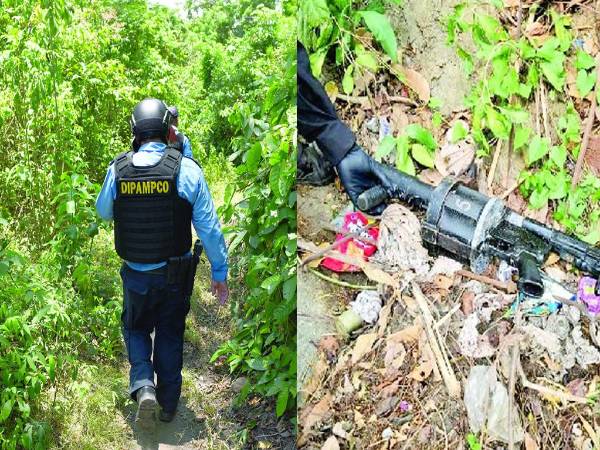 La Policía encontró la droga, el narcolaboratorio y las armas en una zona montañosa y de difícil acceso. Pese a los esfuerzos no hubo detenidos, pues aseguran que huyeron.