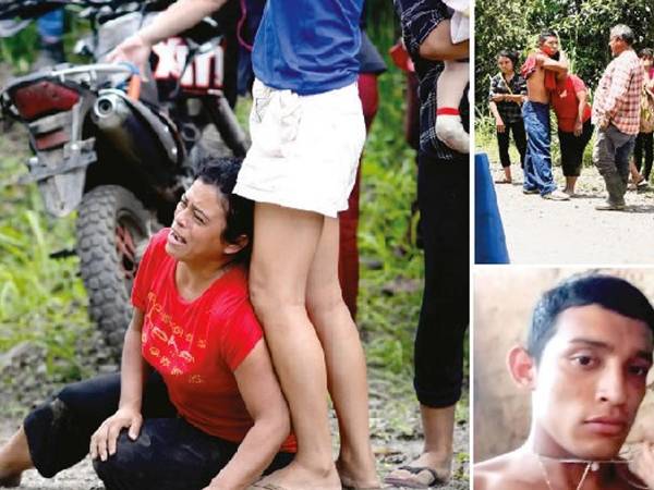 <b>La madre y hermanos del joven Moisés Rodríguez Arriaga lloran amargamente su muerte. Piden que se haga justicia.</b>