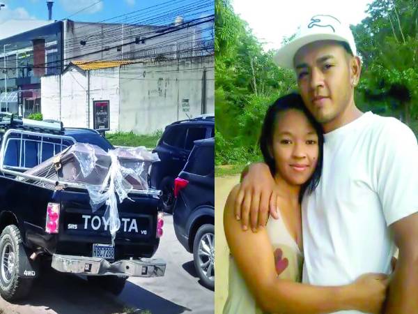 <b>Los cuerpos de Cristian y Kenia Vásquez fueron reclamados por sus parientes ayer.</b>