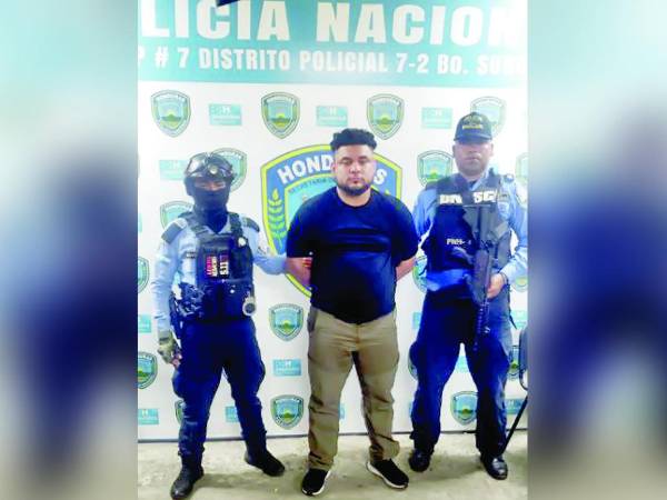<b>José Gonzales fue capturado por agentes de la Policía.</b>