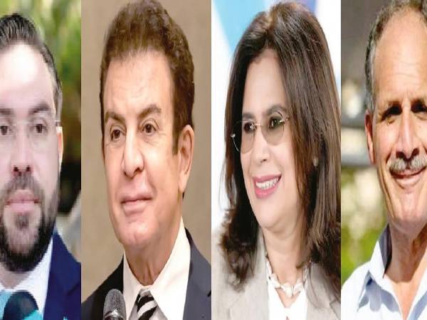 Cálix, Nasralla, Rixi Moncada y Asfura son los aspirantes más mediáticos hasta el momento.