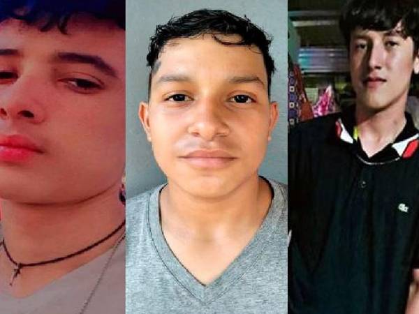 Cristopher Sánchez Villanueva, Nelson Mejía y Wilmer Raudales eran buenos amigos. Medicina Forense realizó el levantamiento de los cuerpos mientras familiares lamentaban lo ocurrido.