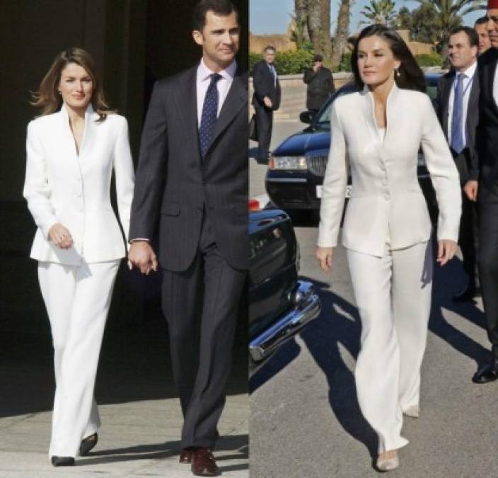 La reina Letizia no tuvo problema en ponerse el traje que le quedó igual a como cuando tenía 31 años.