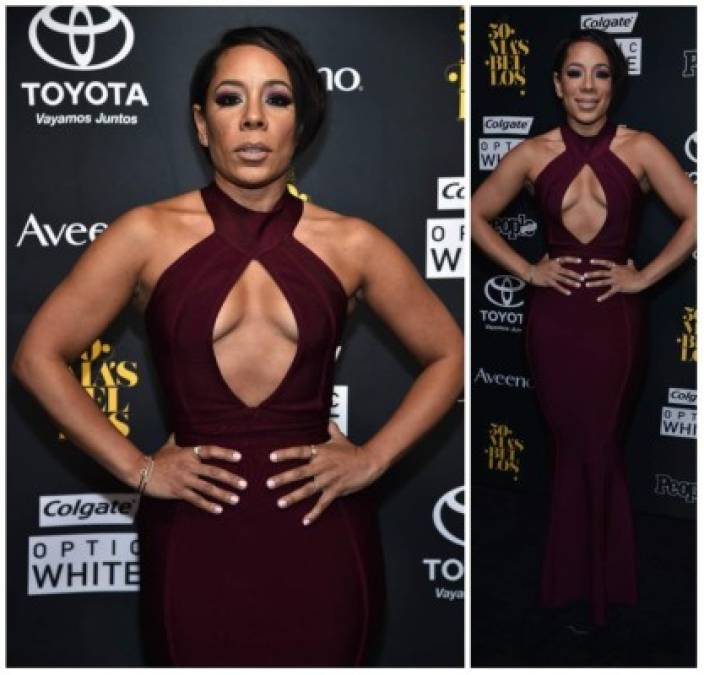 La actriz cubanoamericana, Selenis Leyva en la fiesta de Los 50 más Bellos de People en Español 2016 realizada en la ciudad de Nueva York, Estados Unidos.