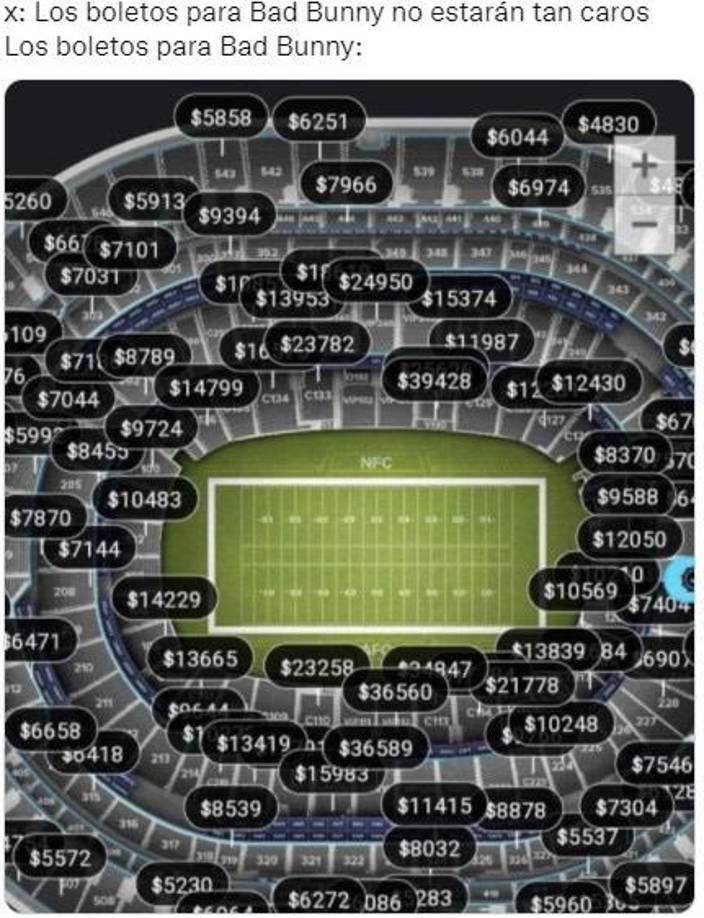 Por el momento, solo hay boletos para la sección de Preferencia y General.