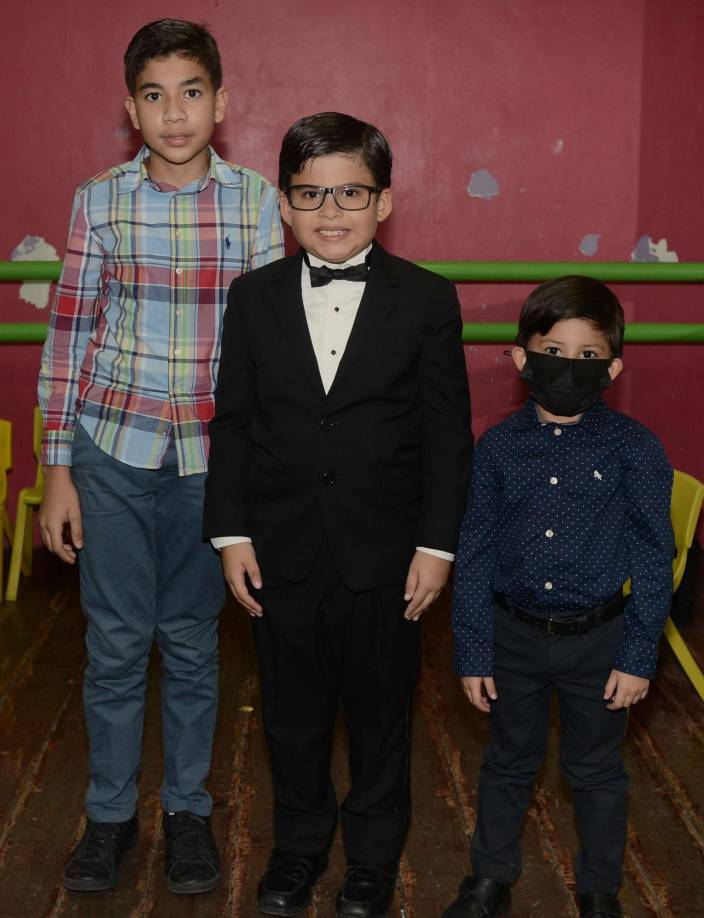 Víctor Ramos, Leonidas Mejía y Adrián Velásquez