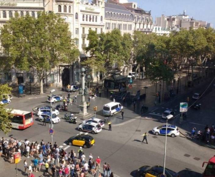 Momentos de terror se vivieron en Barcelona esta mañana.