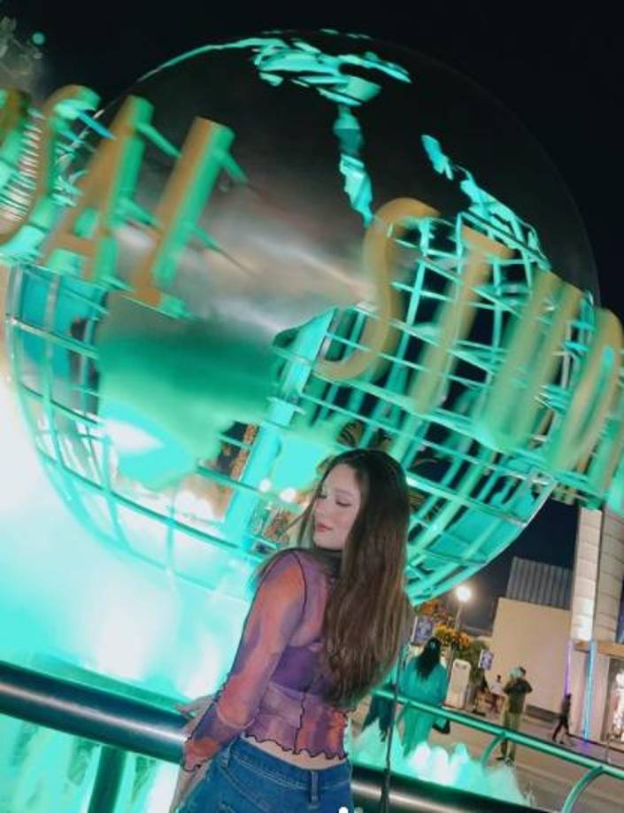 La joven cantó el Himno Nacional de México antes de una pelea de boxeo que se llevaba a cabo en la Feria de Durango, en México, en 2018.