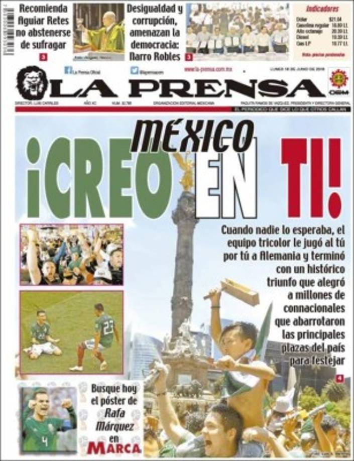 Diario La Prensa de México.