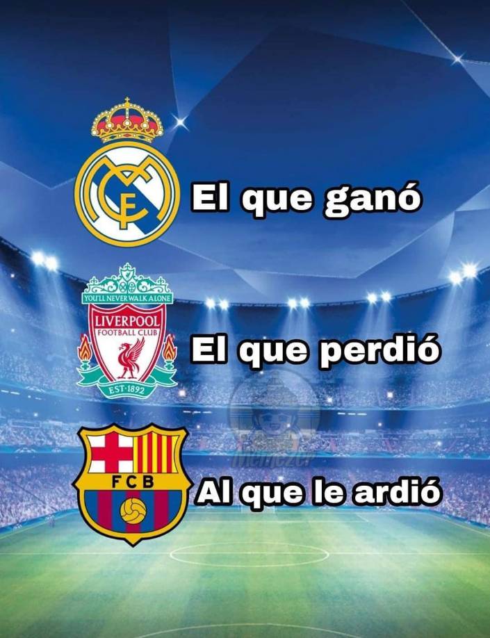 ¡Burlas a Mbappé y al Barça! Los memes de la final de Champions ganada por Real Madrid al Liverpool