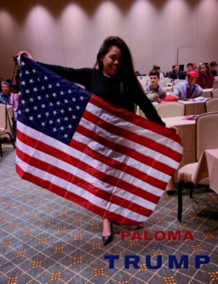 'Que se haga', dice sobre la barrera fronteriza esta mexicano-estadounidense, que anuncia que pronto dará su salto a la política como 'presidenta de la división de la Asamblea Nacional Hispana Republicana en San Diego', la ciudad de California fronteriza con México.