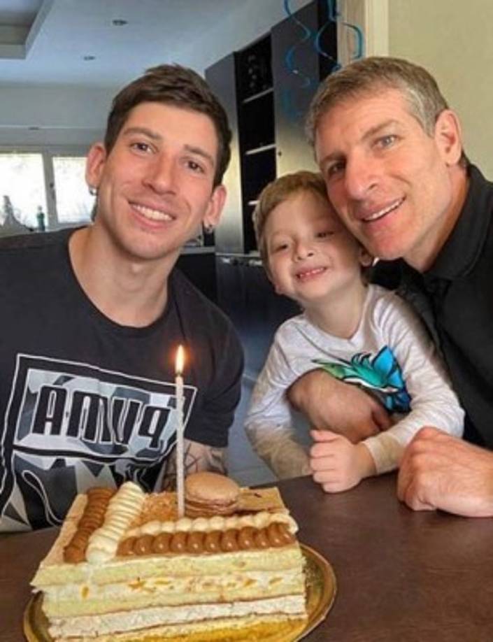 En el pasado mes de julio el chico celebró su cumpleaños en familia y en los festejos estuvo presente el exgoleador Martín Palermo.