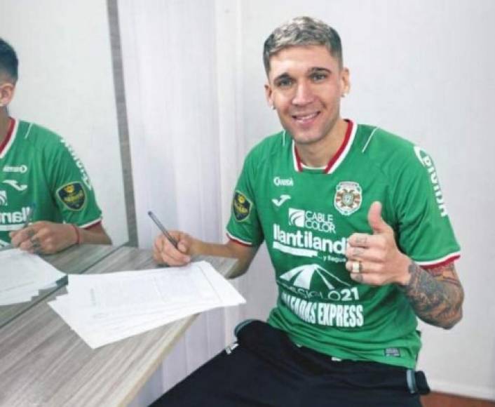 El defensor uruguayo Mathías Techera es nuevo jugador del Marathón luego de su paso por el Vida de La Ceiba. El zaguero firmó por un año con los verdes.