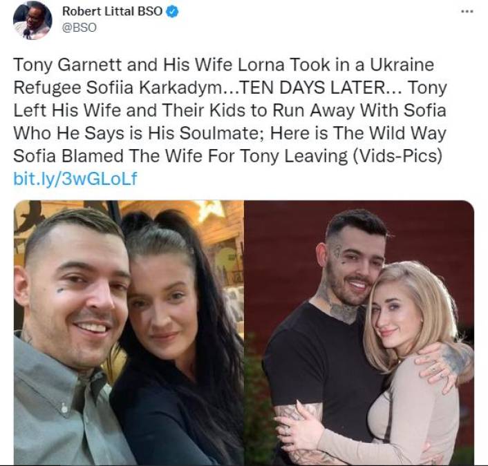Karkadym viajó desde Ucrania hasta Londres tras conocer a la Familia de Tonny y Lorna Garnett por Facebook y recibir una invitación para vivir con ellos temporalmente.