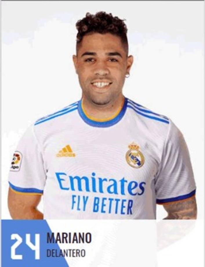 Mariano Díaz - El delantero hispano-dominicano con el número 24 en el Real Madrid.