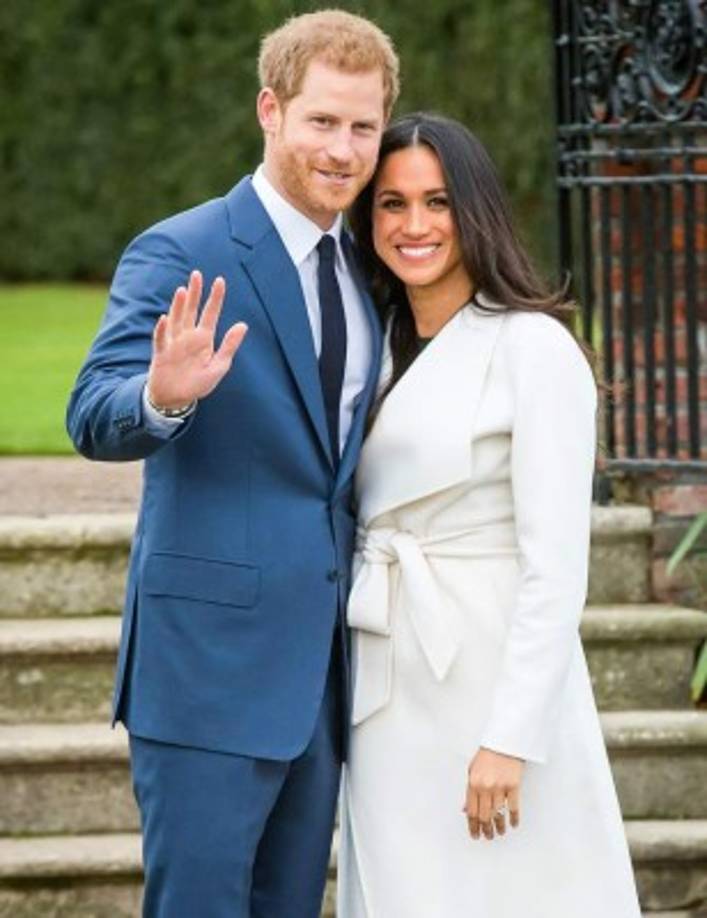 -Meghan Markle y el príncipe Harry de Gales- <br/><br/>El nieto de la reina de Inglaterra, de 33 años, se comprometió oficialmente con la ex actriz estadounidense, tres años mayor que él, a finales del 2017.<br/><br/>La pareja se casó el 19 de mayo de 2018, adquiriendo el título de duques de Sussex.<br/><br/>