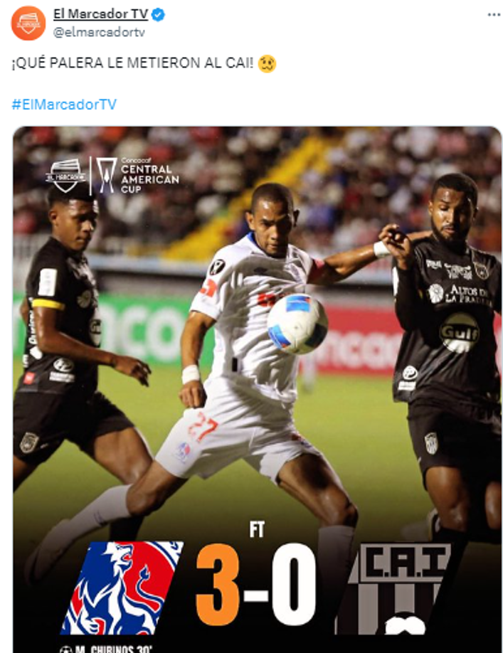 Así reaccionaron los medios en Panamá ante la dura derrota del CAI. 