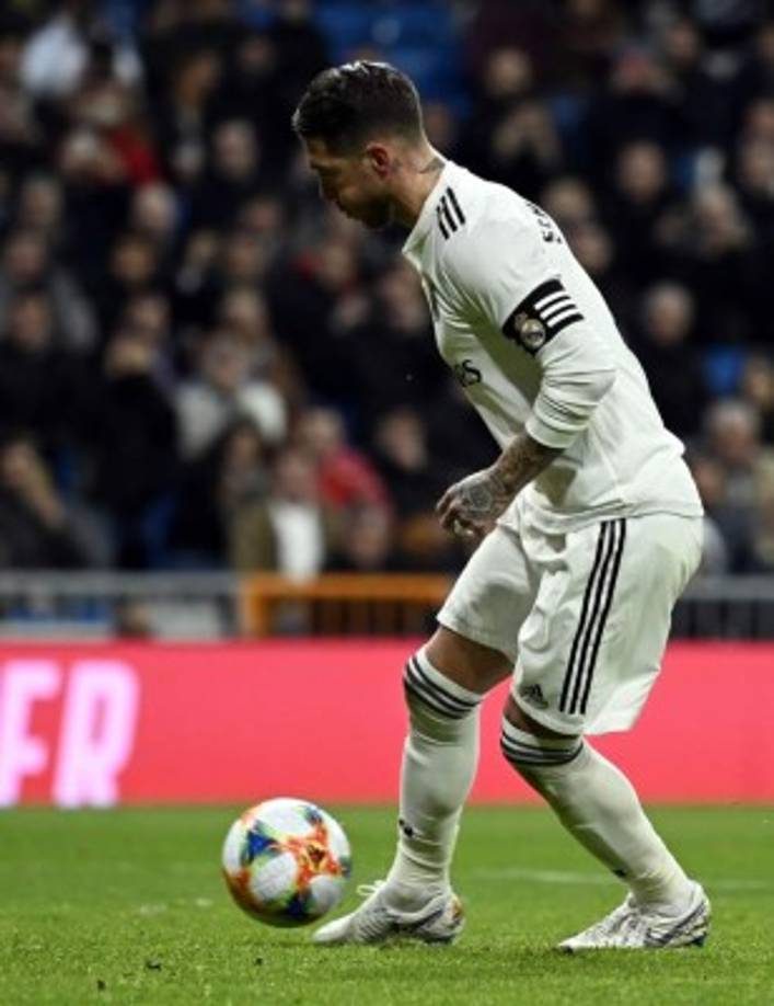 Sergio Ramos anotó el penal a lo Panenka para el 2-1 del Real Madrid ante Girona.