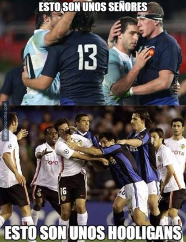 Rugby vs Fútbol
