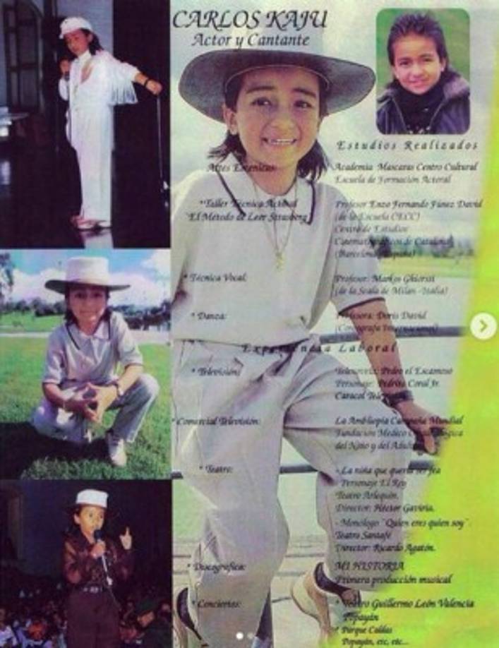 Con tan solo ocho años, Kaju se ganó el corazón de los amantes de 'Pedro el Escamoso', y 'Pedrito Coral Jr' se convirtió en uno de los personajes favoritos de la telenovela.