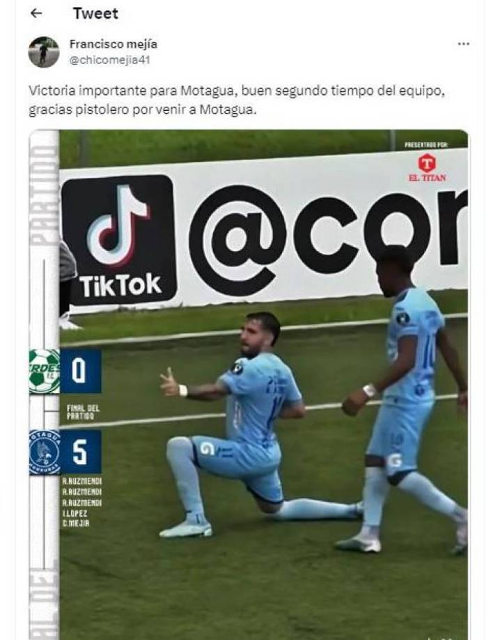 Auzmendi: Estallan las redes tras su hat-trick con Motagua