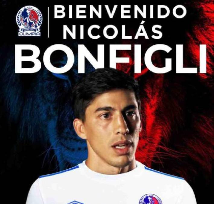 Emiliano Bonfigli: El Olimpia sorprendió al anunciar el fichaje del delantero argentino, quien llega procedente del Deportivo Cuenca de la primera división de Ecuador.