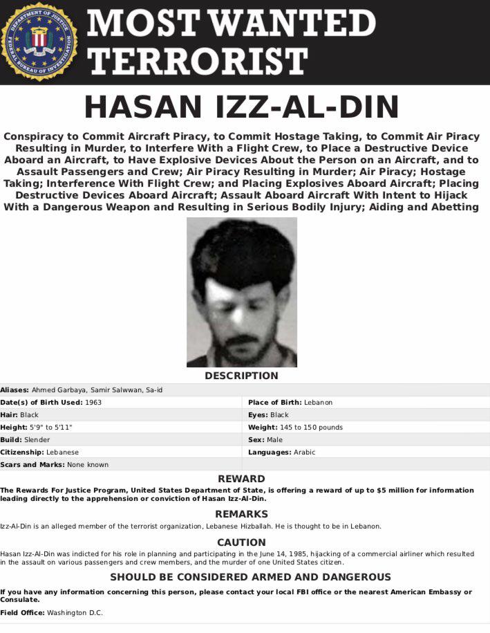 Tras la muerte de El Mencho, así queda la lista de los diez más buscados de Estados Unidos