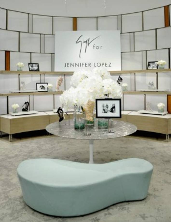 Una vista de la exclusiva área en una tienda en Los Ángeles.