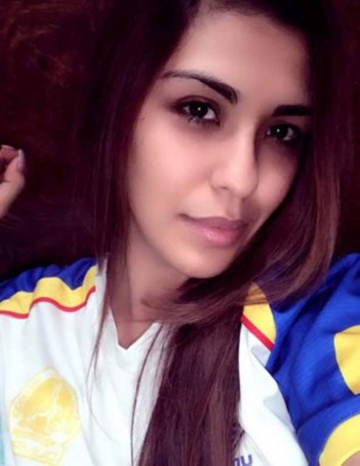 Yarely Espinal: Es la bella esposa del delantero Jerry Bengtson, atacante del Olimpia.